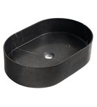 Photo: BLOK countertop stone washbasin, 55x37cm, mat black Marquin