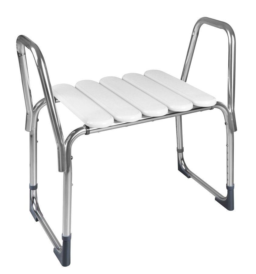 Ridder HANDICAP opěrná madla ke koupelnové stoličce, chrom A173100