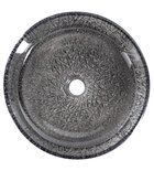 Photo: ERSEL engraved counter top glass washbasin, dia. 39,5cm, black