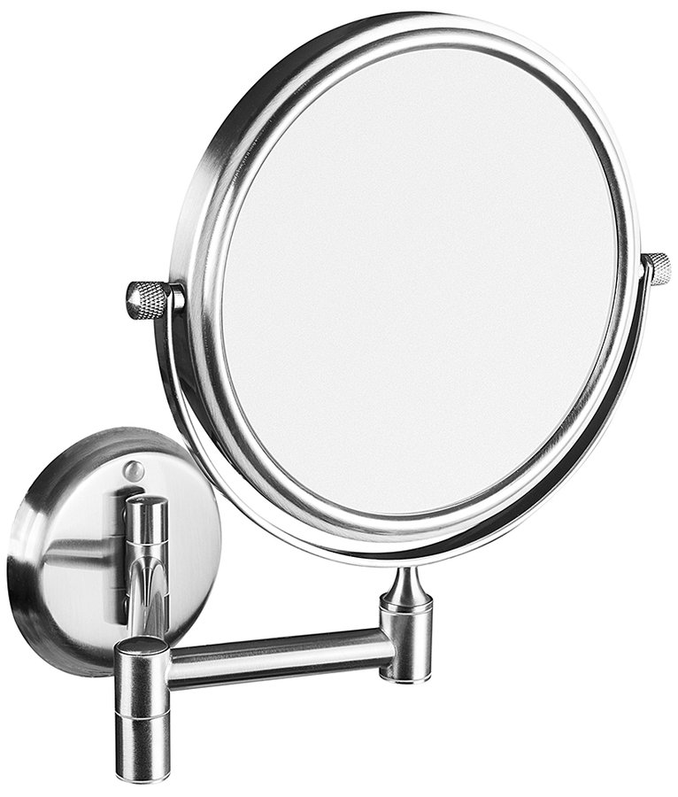 Kosmetické zrcátko závěsné, Ø 140mm, oboustranné, chrom XP012CH