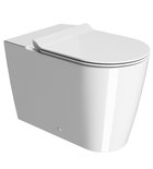 Photo: KUBE X WC mísa kombi spodní/zadní odpad, Swirlflush, 36x63cm, bílá ExtraGlaze