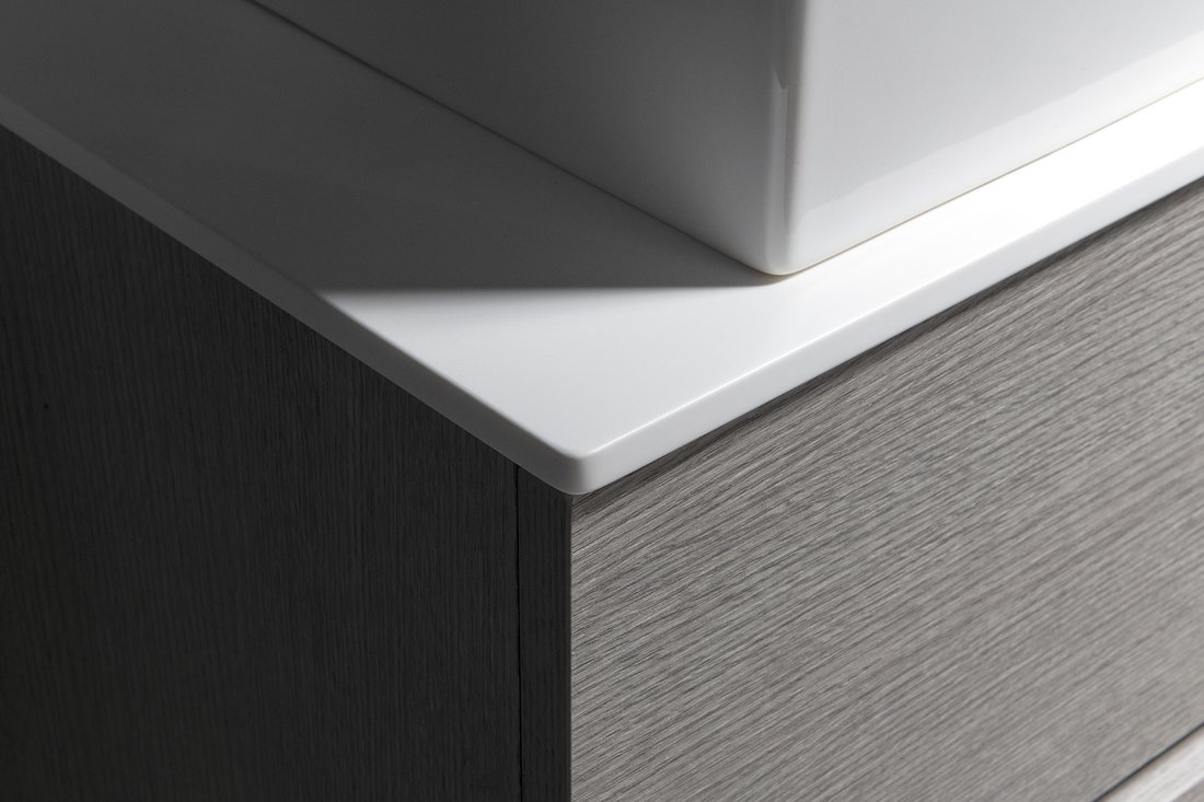 Sapho Deska Rockstone 150,7x1,2x48,8cm, bílá mat WR007-0101