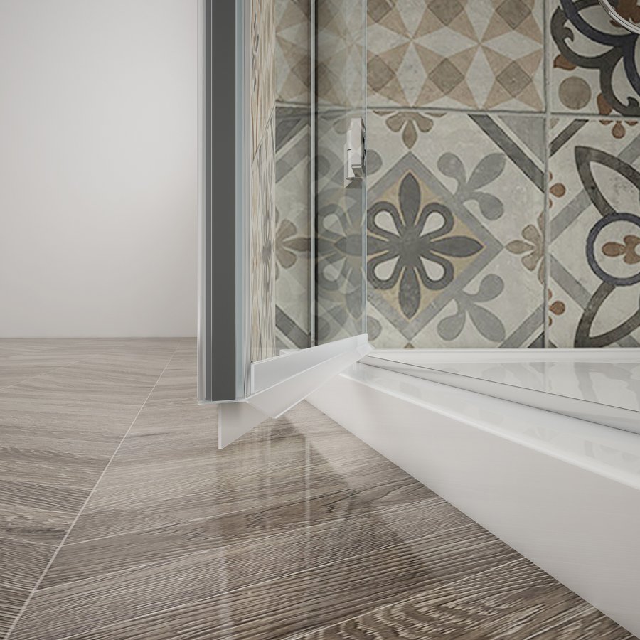 Gelco TRINITY CHROME čtvercový sprchový kout 1000x1000mm, čiré sklo, pravé GT5610-10CR-CH