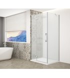 Photo: TRINITY CHROME rectangular screen 1000x800mm corner entry, matt glass, left