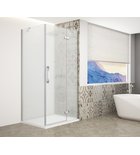 Photo: TRINITY CHROME rectangular screen 1000x800mm corner entry, matt glass, right