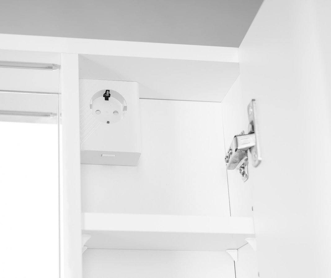 Aqualine ZOJA/KERAMIA FRESH STRIP galerka s LED osvětlením, 70x60x14cm, bílá 45025S