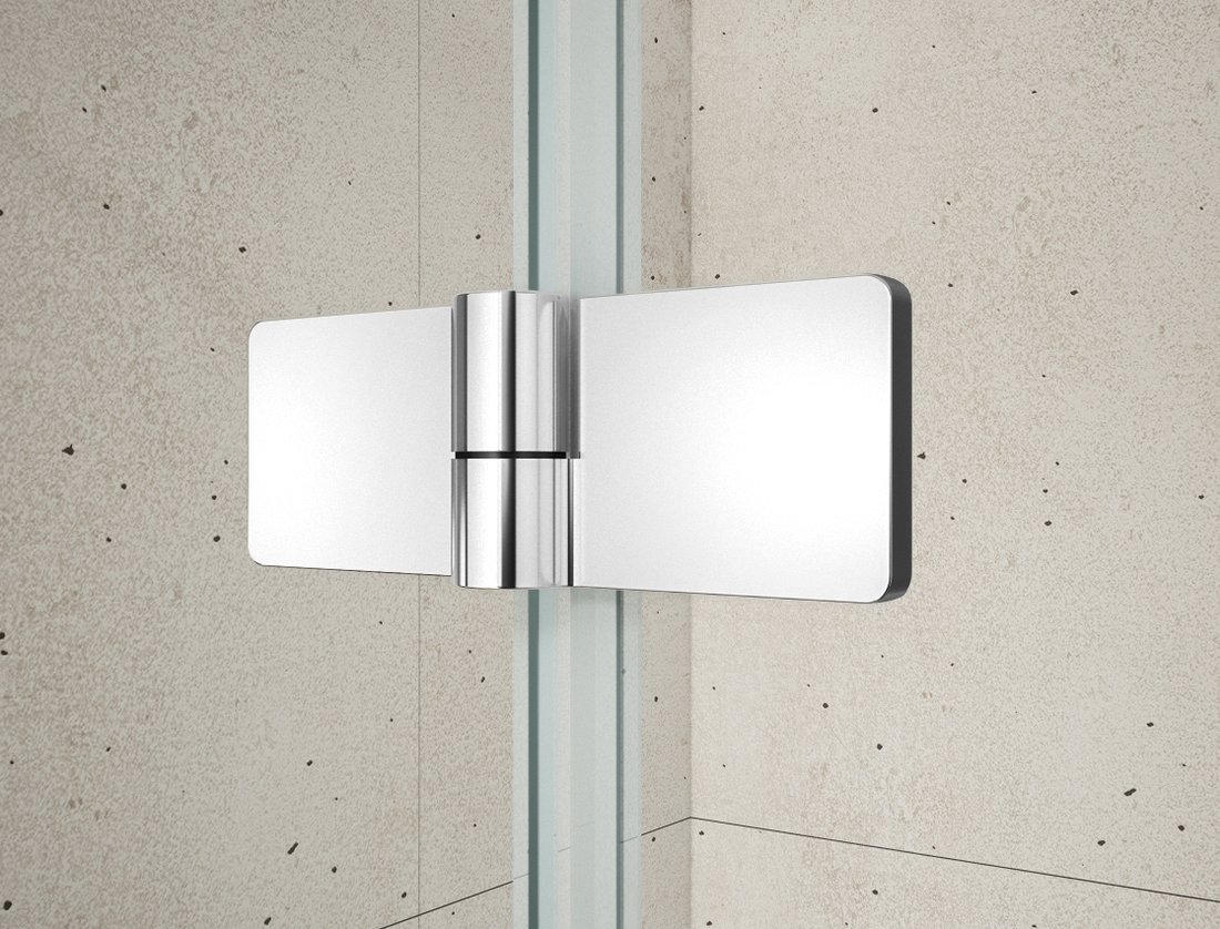 Gelco TRINITY CHROME obdélníkový sprchový kout 1100x1000mm, matné sklo, pravé GT5610-11MR-CH