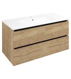 Photo: EZARA Vanity Unit 99,8x52x46cm, oak alabama