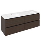 Photo: EZARA Double Vanity Unit 140x55x46cm, pine rustic