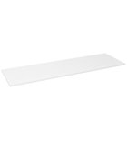 Photo: EZARA blat DTDL 141,6x1,8x47cm, biały połysk