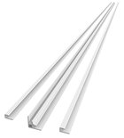 Photo: DENIPAN set profilů pro rohovou instalaci, 2100mm, bílá mat