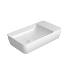 Photo: MODO ceramic washbasin on the board 60x35cm, no tap hole, white ExtraGlaze