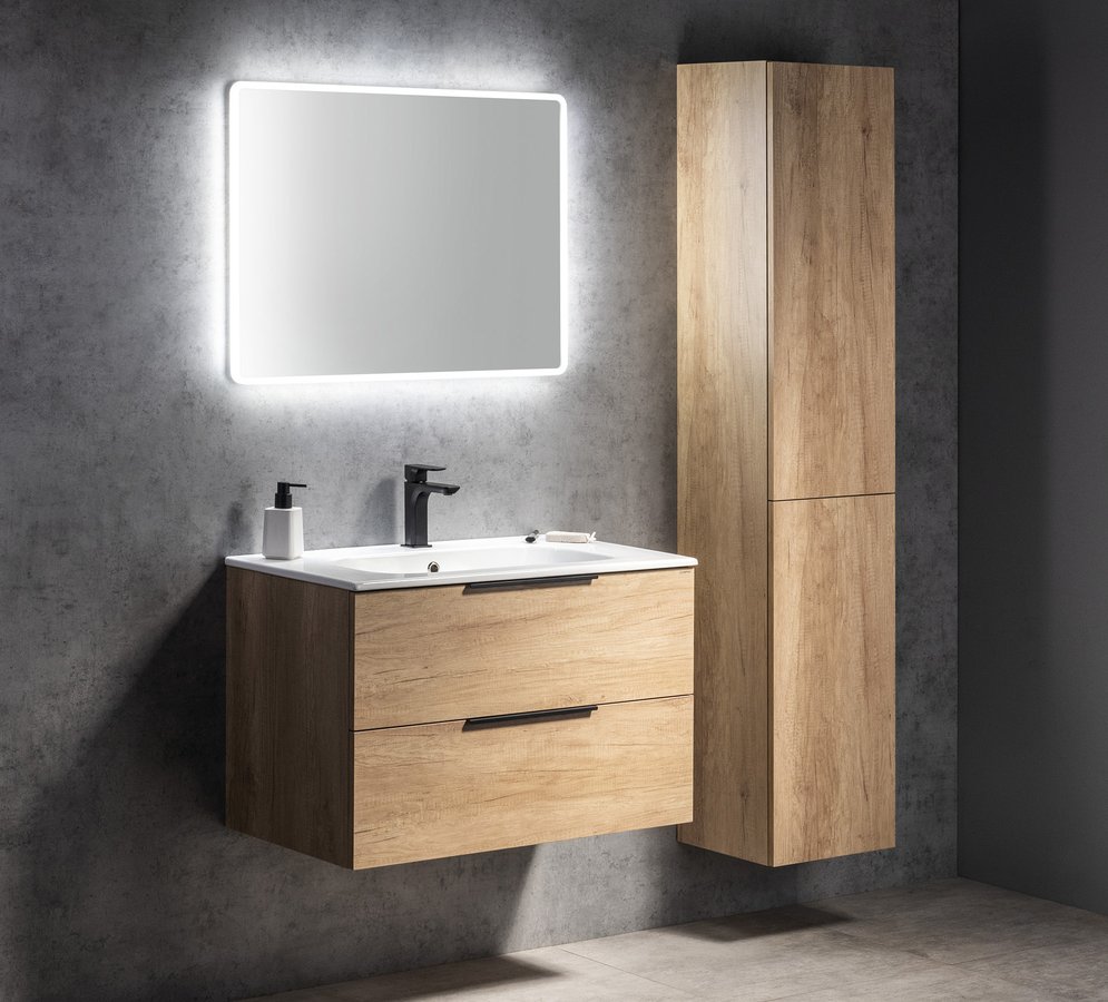 Sapho ESPACE skříňka 35x172x32cm, 2x dvířka, levá/pravá, dub cuneo ESC230-2525