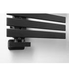 Photo: CUBE TWIN pripojovacia súprava ventilu pre stredové pripojenie, čierna mat