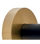 LARISSA toilet paper holder, black/gold matt Photo: LARISSA toilet paper holder, black/gold matt