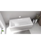 Photo: CASCATA wanna prostokątna 185x85x45, kaskada biała