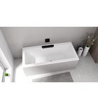 Photo: CASCATA wanna prostokątna 185x85x45, kaskada czarna