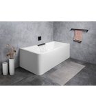 Photo: CASCATA R MONOLITH Rechteckbadewanne 180x80x60cm, Kaskade Schwarz