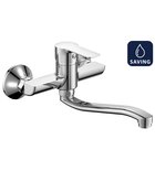 Photo: BARON Wand-armatur, Wassersparender Perlator 6 l/min, Abstand 150mm, Chrom