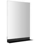 Photo: Mirror with shelf 50x95cm, CU free, black matt