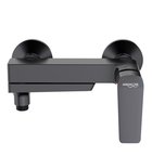 Photo: FLERY bateria wannowa/prysznicowa ścienna z obrotową wylewką, gun metal