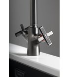 Photo: XELLA kitchen sink mixer, gun metal