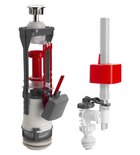 Photo: Splachovací souprava s DUAL tlačítkem, spodní napouštění 1/2", chrom