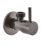Photo: Zawór narożny z&nbsp;ceramicznym pokrywem 1/2"x3/8", gun metal