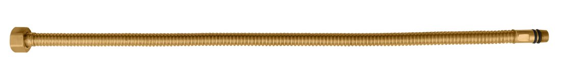 Sapho Připojovací nerezová trubička, vlnovec, M10x3/8", 40cm, zlato mat 33359