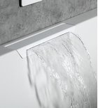 Photo: CASCATA wanna z hydromasażem, 185x85x45cm, kaskada biała, Attraction Hydro-Air, chrom