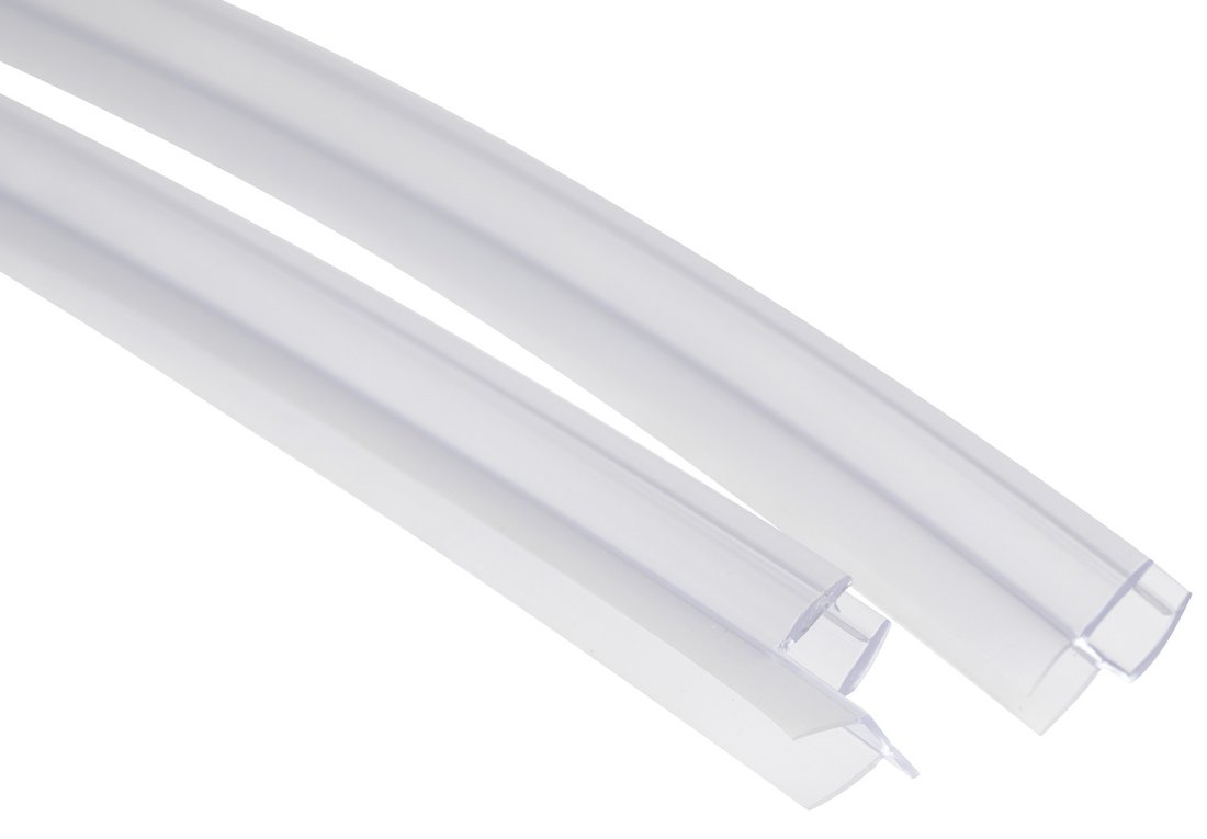  Spodní těsnění na čtvrtkruhovou zástěnu GN5590, sklo 6mm NDGN04-R