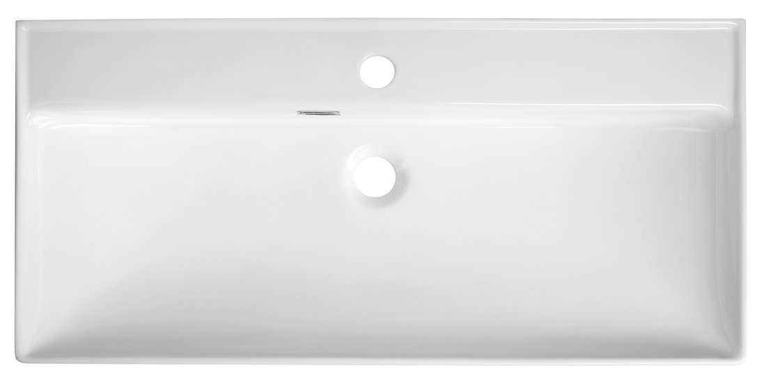 Aqualine PARLA keramické umyvadlo 80x38cm, bílá 9980