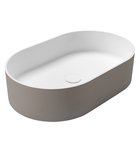 Photo: THIN Waschbecken für Rockstone-platte 55x35cm, agila/Weiß matt