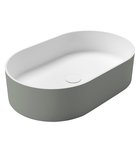 Photo: THIN Waschbecken für Rockstone-platte 55x35cm, verde/Weiß matt