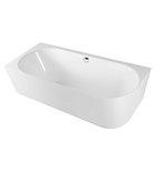 Photo: SUSSI L Cast Marble Corner Standing Bath 170x70x49,5cm, white