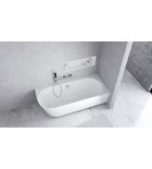 Photo: SUSSI R Cast Marble Corner Standing Bath 170x70x49,5cm, white