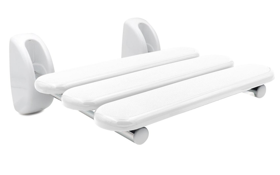 HANDICAP sklopné sedátko do sprchového koutu, 36x25cm, bílá A140101