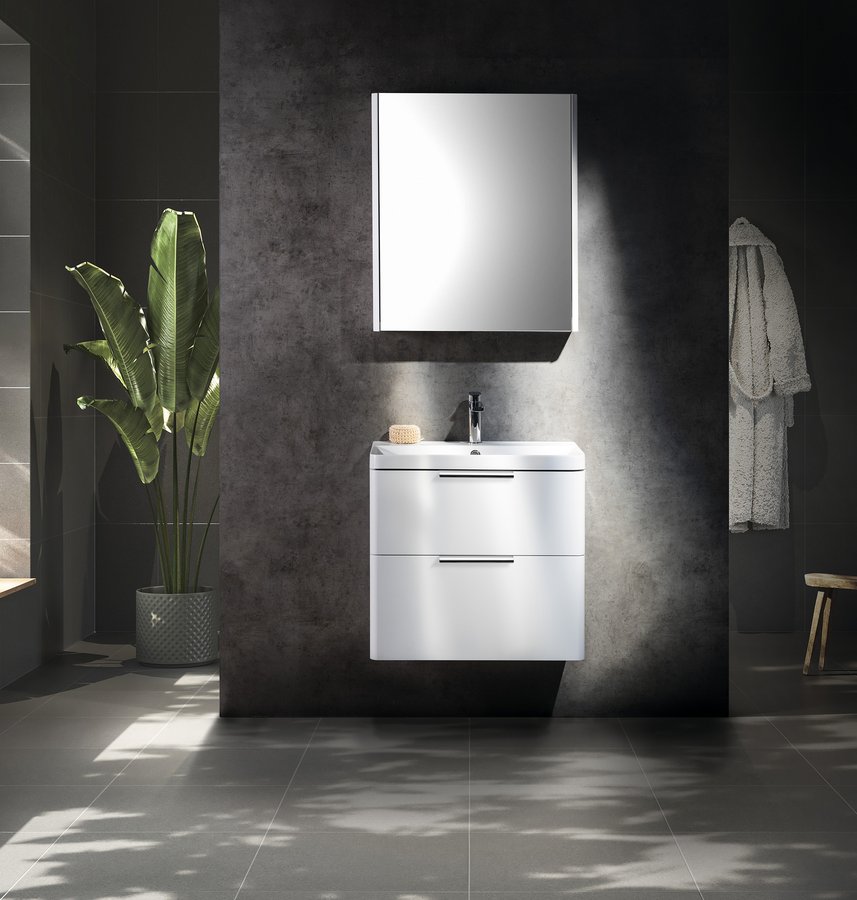 Aqualine DENEB galerka 50x70x18cm, bílá mat DN050