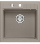 Photo: Granitový vstavaný mono drez, 50x52cm, taupe