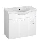 Photo: KERAMIA FRESH umyvadlová skříňka 75,2x74x34,4cm, bílá, II. jakost