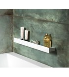 Photo: PATRON sklenená polica 78cm, biela