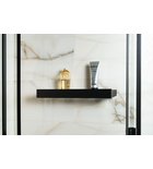 Photo: PATRON sklenená polica 78cm, čierna