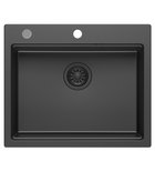 Photo: Granitový vestavný dřez mono, 59,5x50cm, carbon