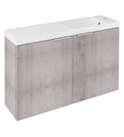 Photo: LATUS X Unterschrank mit Waschbecken 80x54,5x22cm, eiche Mocca