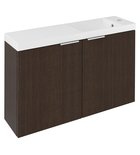 Photo: LATUS X Unterschrank mit Waschbecken 80x54,5x22cm, Kiefer Rustikal