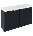 Photo: LATUS X Unterschrank mit Waschbecken 80x54,5x22cm, Anthrazit matt