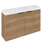 LATUS X STRIP umývadlová skrinka s umývadlom 80x54,5x22cm, dub Alabama Photo: LATUS X STRIP umývadlová skrinka s umývadlom 80x54,5x22cm, dub Alabama