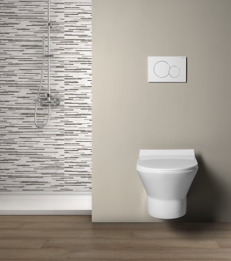 Bruckner IMOGEN závěsná WC mísa, Rimless, 36x50cm, bílá 201.508.0