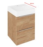 Photo: EMONA washbasin cabinet 39,4x55x39cm, oak alabama