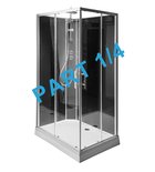Photo: GRANVIK sprchovací box 800x1200x2180mm komponent 1/4 sprchová vanička, biela